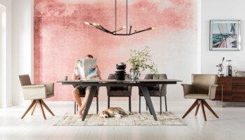 A collection of rooms in a bright and playful ambience
